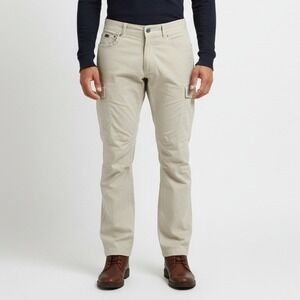 Kuhl Cargo Pants Men 32x32 Beige Utility Multiple Pockets Cotton Blend Hiking